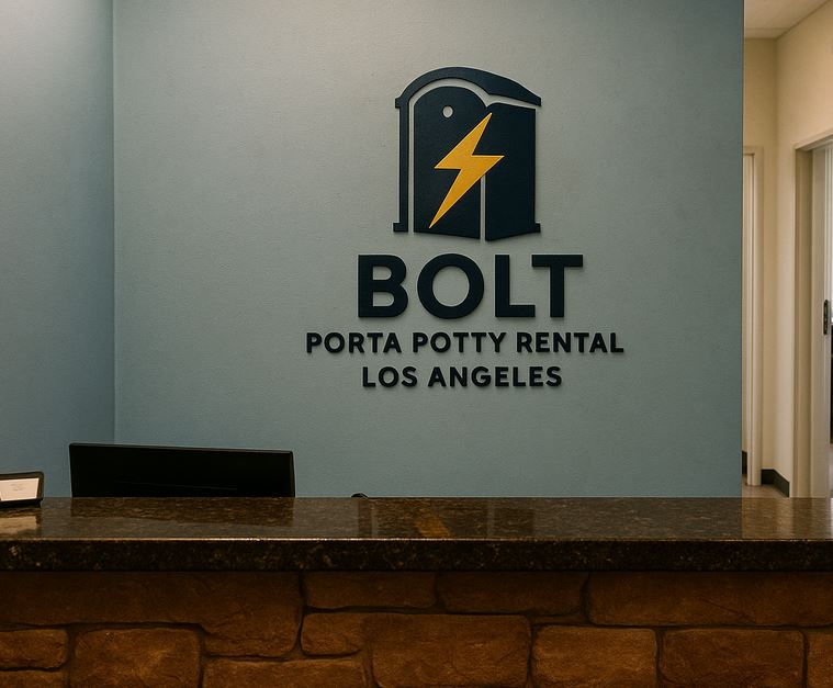 Bolt Porta Potty Rental Signage